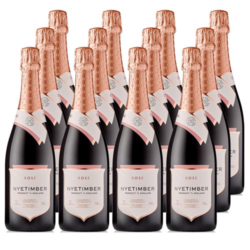 Nyetimber Rose English Sparkling Wine 75cl Crate of 12